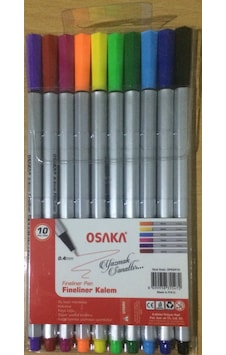Osaka Fineliner Kalem Seti 10 Adet . . N11.6445 Osaka Fineliner Kalem Seti 10 Adet . . N11.6445