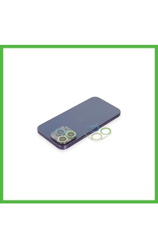 Vaveni İphone 13 Pro Uyumlu Renkli Kamera Lens Koruma Cam - Yeşil-sarı Arz Vaveni İphone 13 Pro Uyumlu Renkli Kamera Lens Koruma Cam - Yeşil-sarı Arz