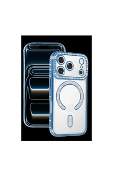 Tedar Newface Apple İphone 18 Pro Max Joke Simli Magneticsafe Kılıf - Sierra Blue Najmaddin standart Tedar Newface Apple İphone 18 Pro Max Joke Simli Magneticsafe Kılıf - Sierra Blue Najmaddin standart