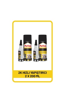 Pattex 2 K Hızlı Yap. 200ml X 2 Adet Pattex 2 K Hızlı Yap. 200ml X 2 Adet