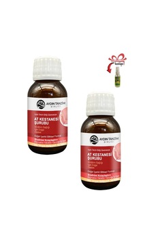 At Kestanesi Şurubu Rahat Ve Hafif His İçin 50 Ml X 2 Ad.+çörek Otu Yağı İle