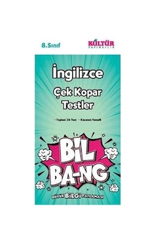 8. Sınıf İngilizce Yaprak Test Bil Bang - Kültür Yayıncılık 8. Sınıf İngilizce Yaprak Test Bil Bang - Kültür Yayıncılık
