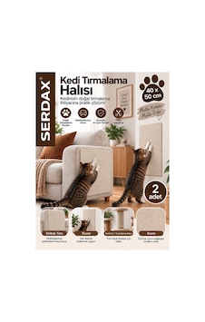 Kedi Tırmalama Halısı Kendinden Yapışkanlı Koltuk Duvar Mobilya Koruma Matı 20 X 50 Cm- Krem Krem Kedi Tırmalama Halısı Kendinden Yapışkanlı Koltuk Duvar Mobilya Koruma Matı 20 X 50 Cm- Krem Krem