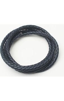 3-5 Mm Yuvarlak Örgülü Suni Deri Kordon 5 Metre 4 Mm / Lacivert 3-5 Mm Yuvarlak Örgülü Suni Deri Kordon 5 Metre 4 Mm / Lacivert