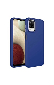 Galaxy Uyumlu A12 Kılıf Metal Çerçeve Ve Buton Tasarımlı Silikon Zore Luna Kapak Galaxy Uyumlu A12 Kılıf Metal Çerçeve Ve Buton Tasarımlı Silikon Zore Luna Kapak