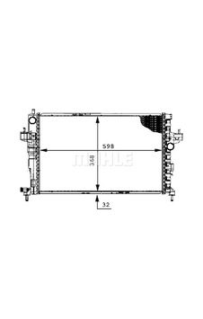 MAHLE-KNECHT CR391000S Su Radyatörü (630×378×34) Combo C Corsa C 1.7 Dı Dtı 00- Y17Dt (Eno:8Mk376714384) MAHLE-KNECHT CR391000S Su Radyatörü (630×378×34) Combo C Corsa C 1.7 Dı Dtı 00- Y17Dt (Eno:8Mk376714384)