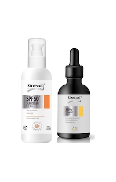 Sirenol Natural Cadı Fındığı Güneş Kremi SPF50+ 60 ML + Vitamin C Serum 30 ML Sirenol Natural Cadı Fındığı Güneş Kremi SPF50+ 60 ML + Vitamin C Serum 30 ML