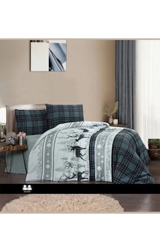 First Choice Flanel Nevresim Takımı Happiness Green Tek Kişilik First Choice Flanel Nevresim Takımı Happiness Green Tek Kişilik