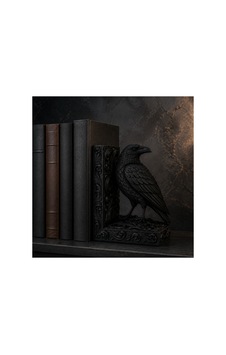 Gotik Kuzgun Barok Kitap Tutucu Tekli Gotik Kuzgun Barok Kitap Tutucu Tekli