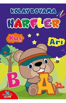 Kolay Boyama - Harfler- Sancak Çocuk Kolay Boyama - Harfler- Sancak Çocuk