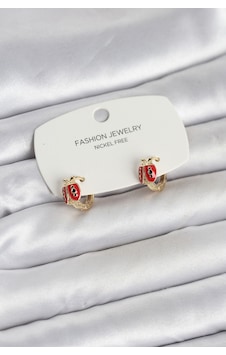 Uğur Böceği Model Gold Renk Pirinç Çocuk Küpe - Tj-bkp11651 Diğer Uğur Böceği Model Gold Renk Pirinç Çocuk Küpe - Tj-bkp11651 Diğer