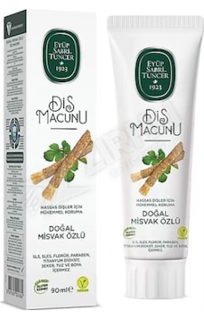 Eyüp Sabri Tuncer Doğal Misvak Özlü Diş Macunu 90 Ml - Yeni Eyüp Sabri Tuncer Doğal Misvak Özlü Diş Macunu 90 Ml - Yeni