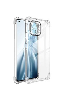 Xiaomi Mi 11 Lite Kılıf Zore Kamera Korumalı Nitro Anti Shock Silikon Renksiz