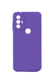 Zore Tcl 30 Se Kılıf Omsy Biye Silikon - Mor Zore Tcl 30 Se Kılıf Omsy Biye Silikon - Mor