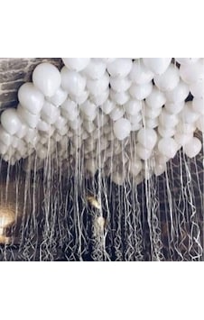 50 Adet Beyaz Metalik Balon Helyum Gazı Uyumlu Parlak Balon Metal 50 Adet Beyaz Metalik Balon Helyum Gazı Uyumlu Parlak Balon Metal