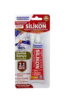 Vodaseal Silikon Şeffaf Tüp 50 Ml