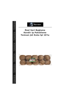 Özel Seri Bağlama Kendir Ip Paketleme Temsan Jüt Kuka İpi 10'lu Özel Seri Bağlama Kendir Ip Paketleme Temsan Jüt Kuka İpi 10'lu