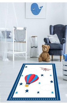 Pelangi Uçan Balon Teyyare Desenli Yıldızlı Dijital Baskı Yıkanabilir Kaymaz Taban Erkek Çocuk Odası Halısı, Mavi-beyaz 80 X 200 Sku: Zeusb0fdx41vyk 163kırçıllıhasır Pelangi Uçan Balon Teyyare Desenli Yıldızlı Dijital Baskı Yıkanabilir Kaymaz Taban Erkek Çocuk Odası Halısı, Mavi-beyaz 80 X 200 Sku: Zeusb0fdx41vyk 163kırçıllıhasır