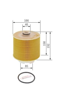 BOSCH F026400149 HAVA FİLTRESİ BMW 5 11- BMW Z4 BMW X1 520i BOSCH F026400149 HAVA FİLTRESİ BMW 5 11- BMW Z4 BMW X1 520i