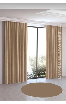 Denge Perde 8838 Bej Sütlü-kahve Blackout Perde Lüks 1. Sınıf Özel Dikim Işık Geçirmez Karartma Perde Bej 190 X 250 Sku: Zeus8690010218360 A Antrasit