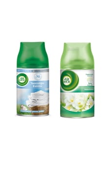 Dofix Air Wick Freshmatic 2'li Yedek Oda Spreyi Temizliğin Esintisi + Bahar Çiçekleri Dofix Air Wick Freshmatic 2'li Yedek Oda Spreyi Temizliğin Esintisi + Bahar Çiçekleri