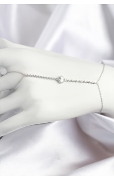 Pirinç Zirkon Taşlı Yonca Model Gümüş Renk Şahmeran - 2 Altın Pirinç Zirkon Taşlı Yonca Model Gümüş Renk Şahmeran - 2 Altın