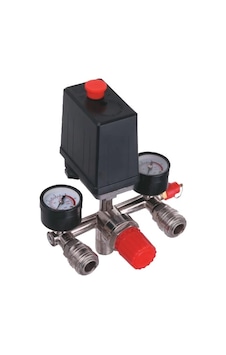 Kompresör Şalteri 1/4" Çift Yollu Çift Saatli Kompresör Şalteri 1/4" Çift Yollu Çift Saatli