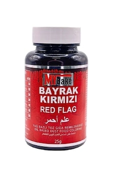 Yağ Bazlı Toz Boya My Bake 25 Gr Bayrak Kırmızı Yağ Bazlı Toz Boya My Bake 25 Gr Bayrak Kırmızı