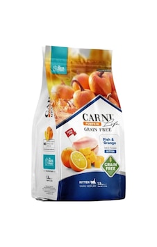 Carni Life Tahılsız Kitten Balıklı Ve Portakallı Yavru Kedi Maması 1500 G Carni Life Tahılsız Kitten Balıklı Ve Portakallı Yavru Kedi Maması 1500 G