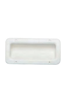 Gömme Tutamak Plastik Beyaz 85x175mm Gömme Tutamak Plastik Beyaz 85x175mm