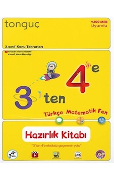 3'ten 4'e Hazırlık Kitabı / Kolektif