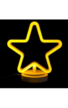 Neon Işıklı Yıldız Masa Gece Lambası Pil Ve Usb Tg 5klfk5h Çok Renkli Neon Işıklı Yıldız Masa Gece Lambası Pil Ve Usb Tg 5klfk5h Çok Renkli