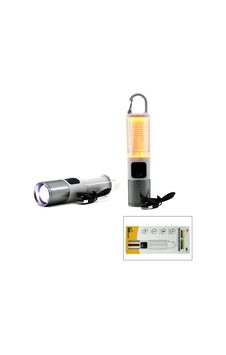 2in1 Kamp - Çok Amaçlı El Feneri Usb Şarjlı Zoom 6 Fonksiyon Işık Doğal - Renkli Askı Mandalı Şarj Göstergesi 005 Bx40 20 Köşe Bağlantısı 2in1 Kamp - Çok Amaçlı El Feneri Usb Şarjlı Zoom 6 Fonksiyon Işık Doğal - Renkli Askı Mandalı Şarj Göstergesi 005 Bx40 20 Köşe Bağlantısı