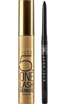 Avon Genius Maskara Siyah Ve Blackest Black Göz Kalemi Paketi