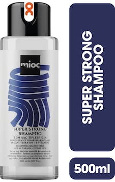 Mioc Kozmetik Super Strong Şampuan 500 ML