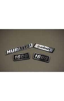 Bagaj Kapağı Murat 131 Şahin Yazısı Takım Plastik Bagaj Kapağı Murat 131 Şahin Yazısı Takım Plastik