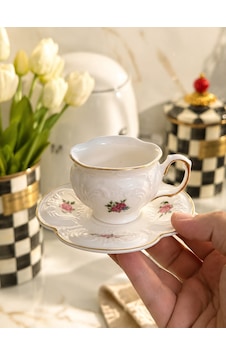 6 Kişilik Porselen Rosalie Kahve Fincanı 90 Ml-7506 Çok Renkli 6 Kişilik Porselen Rosalie Kahve Fincanı 90 Ml-7506 Çok Renkli