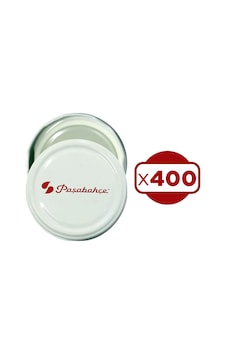 Paşabahçe Kavanoz Kapağı 400 Adet Beyaz Paşabahçe Kavanoz Kapağı 400 Adet Beyaz