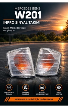 Mercedes W201 Inpro Sinyal Takımı Mercedes W201 Inpro Sinyal Takımı