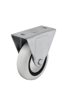 355 - 75x25 Mm Pvc Makaralı Sabit Teker 4 Adet 355 - 75x25 Mm Pvc Makaralı Sabit Teker 4 Adet