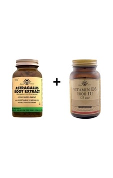 Solgar Astragalus Root Extract 60 Kapsül+ Vitamin D3 1000 Iu 100 Kapsül Solgar Astragalus Root Extract 60 Kapsül+ Vitamin D3 1000 Iu 100 Kapsül