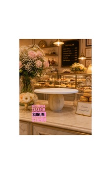 Tasarım Sunum Standı Pasta Cupcake Düzenleyici