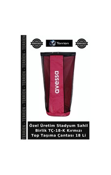 Özel Üretim Stadyum Sahil Birlik Tç-18-k Kırmızı Top Taşıma Çantası 18 Li Özel Üretim Stadyum Sahil Birlik Tç-18-k Kırmızı Top Taşıma Çantası 18 Li