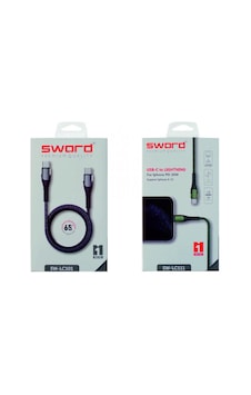 SWORD USB-C-TO LIGHTNING Yeni Nesil 1 M KABLO SWORD USB-C-TO LIGHTNING Yeni Nesil 1 M KABLO