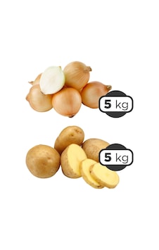 Geltat Afyon Patates + Kuru Soğan 2 x 5 KG Geltat Afyon Patates + Kuru Soğan 2 x 5 KG