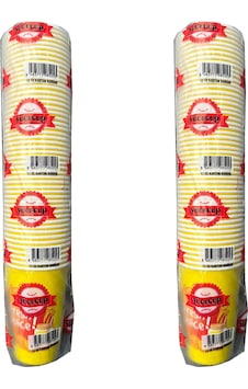 Dağyüce Kağıt Karton Bardak Tek Kullanımlık Çay Kahve Bardağı - 12 Oz - 50 Adetlik 2 Paket 100 Adet Dağyüce Kağıt Karton Bardak Tek Kullanımlık Çay Kahve Bardağı - 12 Oz - 50 Adetlik 2 Paket 100 Adet
