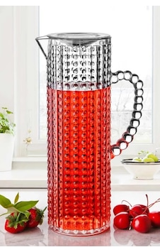 Jenerik Boncuklu Şeffaf Sürahi 1,5 Lt Royaleks-82939 Jenerik Boncuklu Şeffaf Sürahi 1,5 Lt Royaleks-82939