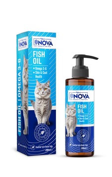 Nova Premium Kediler İçin Balık Yağı Omega 3-6 200ml Nova Premium Kediler İçin Balık Yağı Omega 3-6 200ml