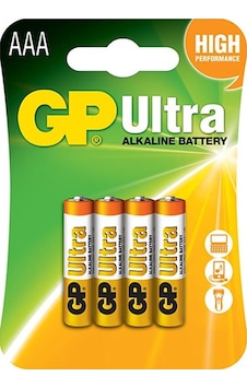 GP 24AU-2UE4 Ultra AAA Alkalin Kalem Pil 4'lü GP 24AU-2UE4 Ultra AAA Alkalin Kalem Pil 4'lü