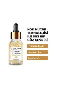 Sinoz 24k Altın Göz Serumu 10 Ml Sinoz 24k Altın Göz Serumu 10 Ml